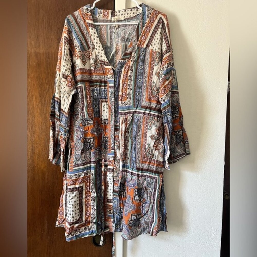 Lovestitch Multicolor Bohemian Mini Dress